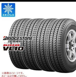 4本 2023年製 スタッドレスタイヤ 195/80R15 107/105N ブリヂストン ブリザック VL10 BLIZZAK VL10 バン/トラック用