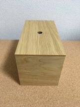 【良品】木製／収納ボックス 小物入れ／おしゃれ／ナチュラル シンプル_画像5