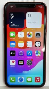 Apple iPhone 11 128GB SIMフリー 赤 美品 バッテリー 86%
