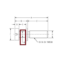 ブリッジ Replacement METRIC Tailpiece Mounting Studs (NO ANCHORS), Nickel [送料170円から 同梱可]_画像2