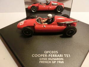 QUANTZO クーパーフェラーリ　T51　ジーノ・ムラロン ＃30　1960　＊ケース割れ有り ＊送料300円～ 　Cooper　Ferrari　T51　＃30　1960