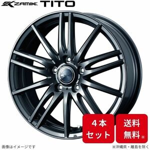 ウェッズ ホイール ザミック ティート スカイライン V36セダン 日産 17インチ 5H 4本セット 0037595 WEDS