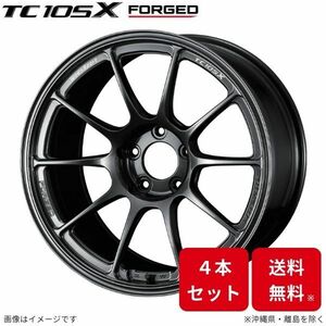 ウェッズ ホイール ウェッズスポーツ TC105X フォージド クラウン 180系 トヨタ 18インチ 5H 4本セット 0073958 WEDS