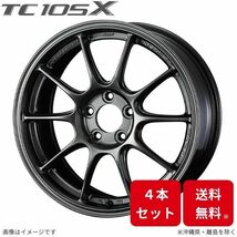 ウェッズ ホイール ウェッズスポーツ TC105X ジェイド FR4/FR5 ホンダ 18インチ 5H 4本セット 0073532 WEDS_画像1