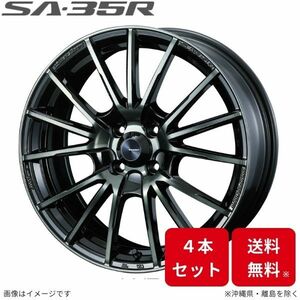 ウェッズ ホイール ウェッズスポーツ SA-35R フィット GR1/GR2/GR3/GR4/GS4/GS6 ホンダ 17インチ 4H 4本セット 0073586 WEDS