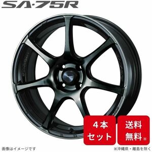 ウェッズ ホイール ウェッズスポーツ SA-75R ヴィッツ 130系 トヨタ 15インチ 4H 4本セット 0073971 WEDS