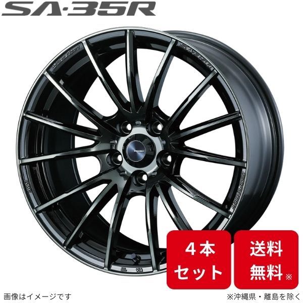 ウェッズ ホイール ウェッズスポーツ SA-35R セルシオ 30系 トヨタ 18インチ 5H 4本セット 0073615 WEDS