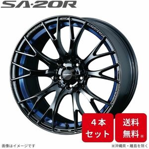 ウェッズ ホイール ウェッズスポーツ SA-20R スイフト ZC72S スズキ 17インチ 4H 4本セット 0072730 WEDS