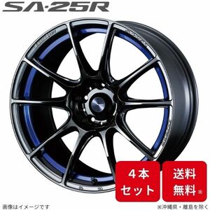 ウェッズ ホイール ウェッズスポーツ SA-25R クラウンマジェスタ 210系 トヨタ 17インチ 5H 4本セット 0073723 WEDS