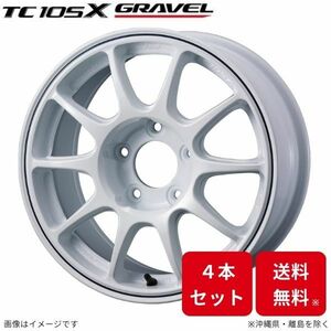 ウェッズ ホイール ウェッズスポーツ TC105X グラベル インプレッサアネシス GE系 スバル 15インチ 5H 4本セット 0073944 WEDS