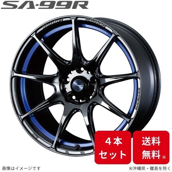ウェッズ ホイール ウェッズスポーツ SA-99R インプレッサG4 GK系 スバル 18インチ 5H 4本セット 0073899 WEDS
