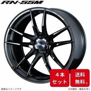 ウェッズ ホイール ウェッズスポーツ RN-55M CR-V RM1/RM4 ホンダ 18インチ 5H 4本セット 0072948 WEDS