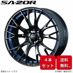 ウェッズ ホイール ウェッズスポーツ SA-20R ウィッシュ 20系 トヨタ 18インチ 5H 4本セット 0072738 WEDS