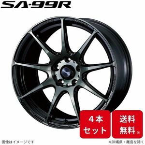 ウェッズ ホイール ウェッズスポーツ SA-99R フォレスター SH系 スバル 17インチ 5H 4本セット 0073883 WEDS