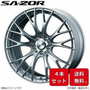 ウェッズ ホイール ウェッズスポーツ SA-20R デリカD:5 CV1W/CV2W/CV4W/CV5W 三菱 19インチ 5H 4本セット 0072784 WEDS