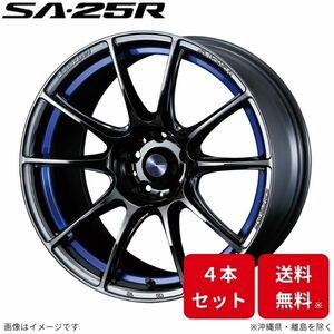 ウェッズ ホイール ウェッズスポーツ SA-25R スカイラインクロスオーバー J50 日産 18インチ 5H 4本セット 0073773 WEDS