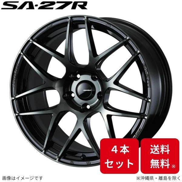 ウェッズ ホイール ウェッズスポーツ SA-27R フォレスター SJ系 スバル 18インチ 5H 4本セット 0074173 WEDS