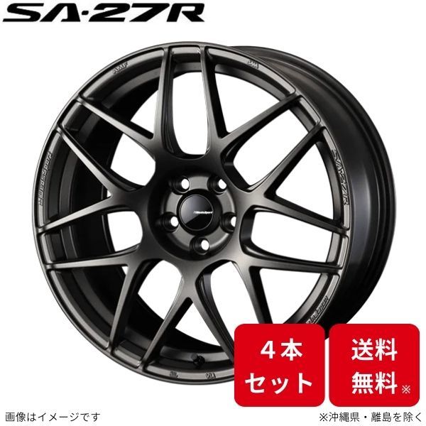 ウェッズ ホイール ウェッズスポーツ SA-27R ヴァンガード 30系 トヨタ 18インチ 5H 4本セット 0074191 WEDS