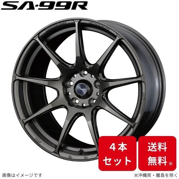 ウェッズ ホイール ウェッズスポーツ SA-99R CX-60 KH系 マツダ 18インチ 5H 4本セット 0073910 WEDS