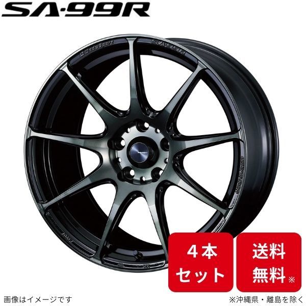 ウェッズ ホイール ウェッズスポーツ SA-99R XV GP系 スバル 18インチ 5H 4本セット 0073901 WEDS