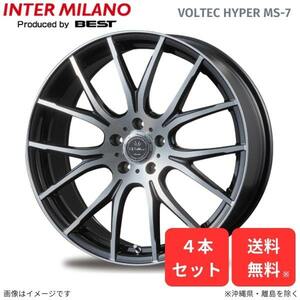 ホイール インターミラノ エスティマHV 20系 トヨタ 4本セット ボルテックハイパー MS-7 【17×7.0J 5-114 INSET48】