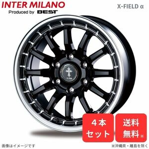 ホイール インターミラノ NV350キャラバン E26 ニッサン 4本セット クロスフィールドα 【15×6.0J 6-139 INSET43】