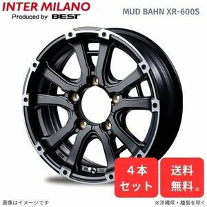 ホイール インターミラノ ジムニー JB23W スズキ 4本セット マッドバーン XR-600S 【16×5.5J 5-139 INSET20】