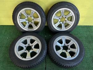 215/60R17 2018年スダットレス ブリヂストンブリザックDM-V1 タイヤアルミセット 6穴 PCD139.7 ET+23 17×17×7.5J ハブ110mm 6H車など