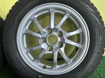 205/60R16 2018年スダットレスブリヂストンブリザックVRX タイヤアルミセットトヨタ純正5穴PCD114.3ET+39 16×6.5Jハブ60mmプリウスα SAI_画像9