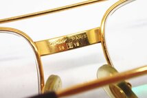 1円【Cartier】良品 度入り カルティエ サントス メガネ サングラス ティアドロップ ゴールド×シルバーカラー アクセサリー◆質屋_画像7