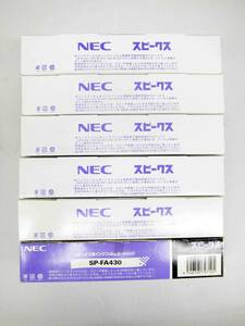 * unused * NEC Spee ks exclusive use FAX for ink film SP-FA430