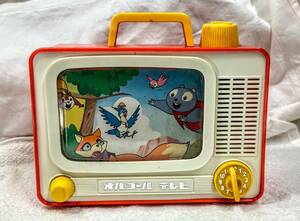 レア 昭和70s 当時物 TOMY/トミー 日本製 玩具 オルゴール テレビ アニメ 山ねずみロッキーチャック コレクション 動作確認済 ジャンク扱い