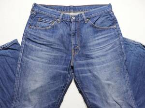 ♂ Levi’s 517▲ブーツカット▲濃い目のISEDヒゲ落ち加工▲Ｗ３４