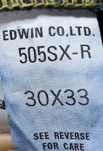 ♂ EDWIN 505SX-R ▲程度良好▲濃紺▲赤耳▲W３０_画像6