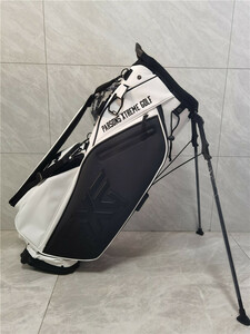 ★★★106　DXG Golf Bag　キャディーバック 9型，4kg, pu　ブラック*ホワイト