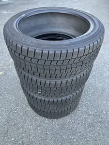 11 ダンロップ DUNLOP WINTER MAXX WM02 中古冬タイヤ4本セットスタッドレス 225/45R18 91Q 2021年　