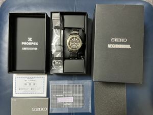 NEIGHBORHOOD Seiko Limited Edition　SBDJ059 ソーラー腕時計　セイコー ウォッチサロン延長保証付き