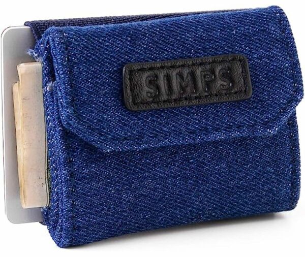 小型財布 インディゴデニム　小銭入れ 職人の手作り 小物入れ　 財布 銭入れ コインケース