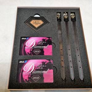 【非売品】ラスト1品 新品未使用 ANA 全日空 航空 2018年 ダイヤモンド会員専用 ネームタグセット