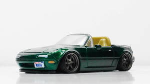 HOTWHEELS改'91 MAZDA MX-5 MIATA深リムVolk Racing TE37