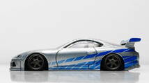 HOTWHEELS改ワイスピToyota Supra 80深リムVolk Racing TE37_画像5