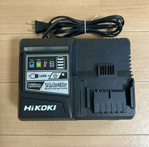 動作確認済 HIKOKI 急速充電器 UC18YDL USB充電端子付 14.4V~18V_画像1