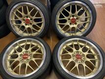 ◆鍛造 BBS RS-GT 18インチ◆8.5J+36 9.5J+38 5H114.3◆S007A 225/40R18 255/35R18◆ツアラーJZX100 スカイライン シルビア RX7 等_画像1