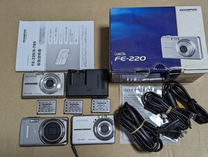 人気☆OLYMPUS FE-190 FE-220 μ-7020☆オリンパス コンパクトデジタルカメラ