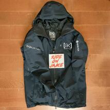 Burton AK Gore-Tex ジャケット黒 US:S JP:M おまけ付き_画像1