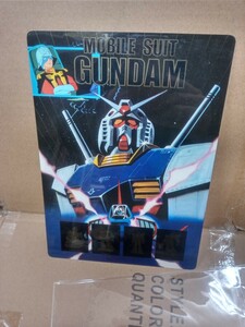 （新品/未使用品）機動戦士 ガンダム 下敷き セイカノート 当時物 / 昭和レトロ レア 貴重 懐かしい 文具 文房具 アニメ 1970年代 1980年代