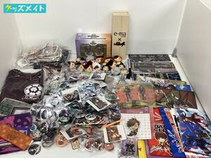 【同梱不可/現状】 戦国BASARA グッズ まとめ売り 缶バッジ ぬいぐるみ ミニフィギュア アクキー アクスタ ラバスト パンフレット 他