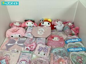 【現状】 サンリオ グッズ まとめ売り マイメロ ぬいぐるみ マット ハート形トレイ 他