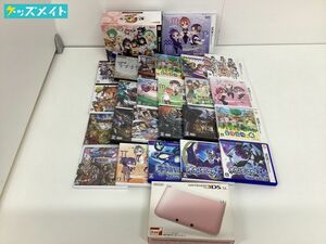 【ジャンク】 Nintendo 3DS LL 本体 ソフト まとめ売り 閃乱カグラ ポケットモンスター アルファサファイア ムーン テニプリ ゼルダ 他