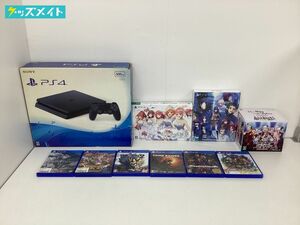 【同梱不可/ジャンク】 SONY PlayStation4 PS4 本体 ソフト まとめ売り 魔法使いの夜 五等分の花嫁 ダンガンロンパ3 他 コード欠品